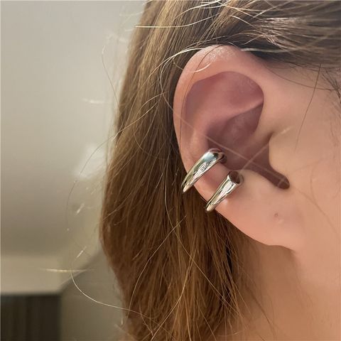 Wholesale Jewelry Simple Metal Double-layer Ear Clip Nihaojewelry