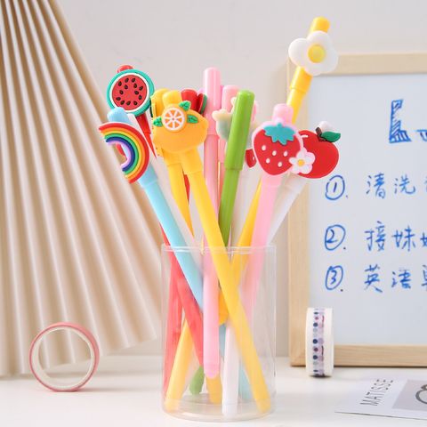 Cute Cartoon Fruit Animal Gel Pen Wholesale Nihaojewelry