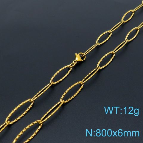 Fashion 18K Gold Plated Titanium Steel Wholesale