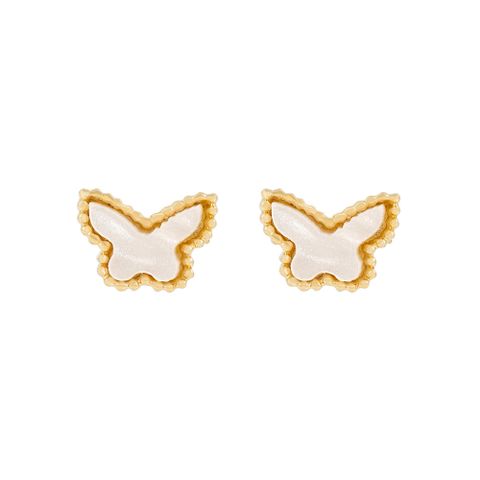 Wholesale Golden Ice Cream Color Zirconium Earrings Nihaojewelry