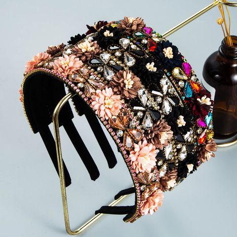 Wholesale Jewelry Baroque Flower Headband Nihaojewelry