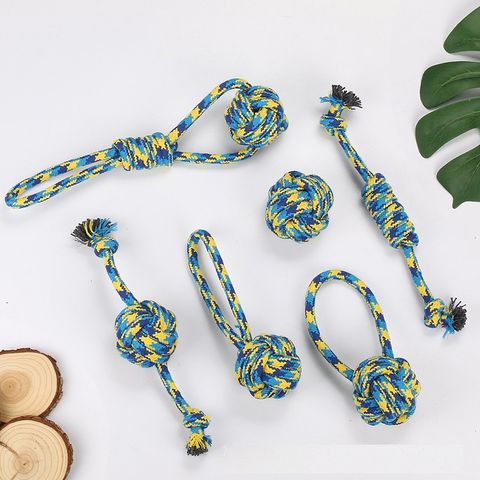 Wholesale Simple Molar Bite Resistant Cotton Rope Pet Toy Ball Nihaojewelry