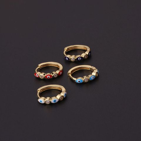 Ear Cartilage Rings & Studs Bohemian Geometric Copper Artificial Gemstones