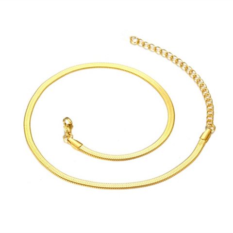 304 Stainless Steel 18K Gold Plated Fashion Gold Plated Pendant Necklace