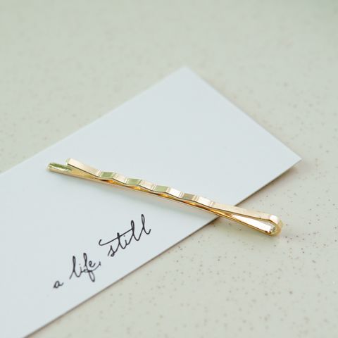 Metal Pearl Gold Hairpin