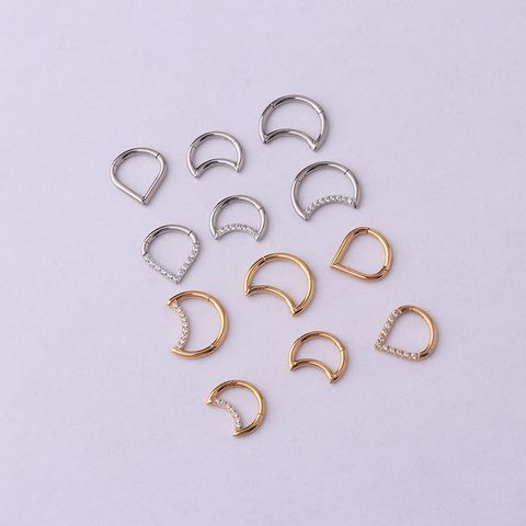 Nose Rings & Studs Fashion Water Droplets 316 Stainless Steel  Plating