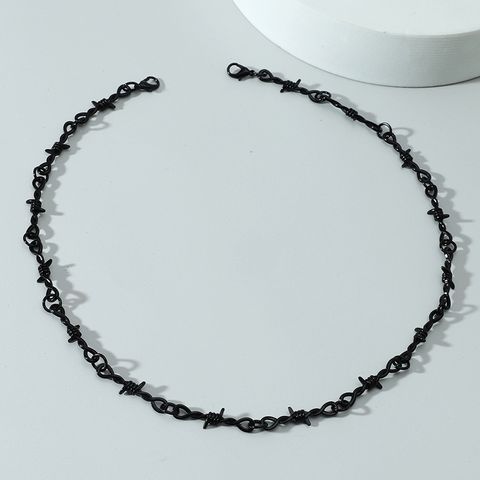 Wholesale Jewelry Punk Style Thorns Chain Necklace Bracelet Nihaojewelry