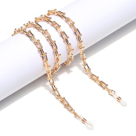 Fashion Simple Color-preserving Gold Thick Glasses Chain