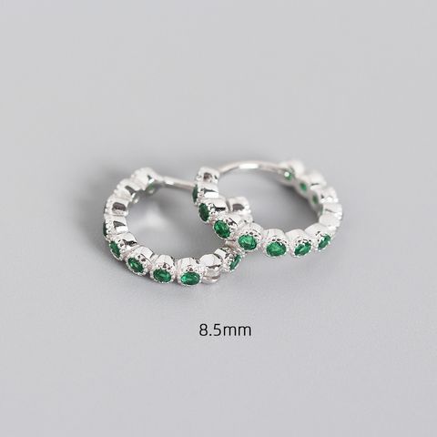 S925 Sterling Silver Geometric Diamond Ear Clip Wholesale Hello Jewelry