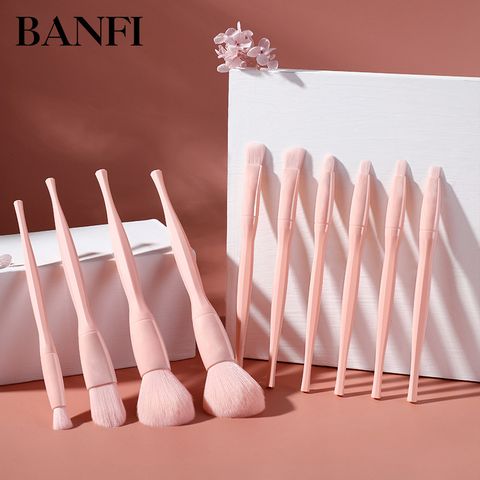 Simple Fashion Candy Color Makeup Brush Set Wholesale Nihaojewelry