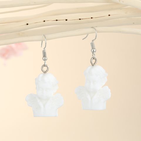 Wholesale Jewelry Angel Three-dimensional Pendant Earrings Nihaojewelry