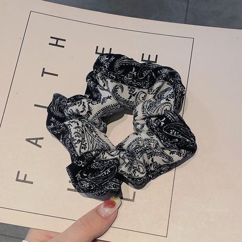 Retro Floral Hair Scrunchies Wholesale Nihaojewelry