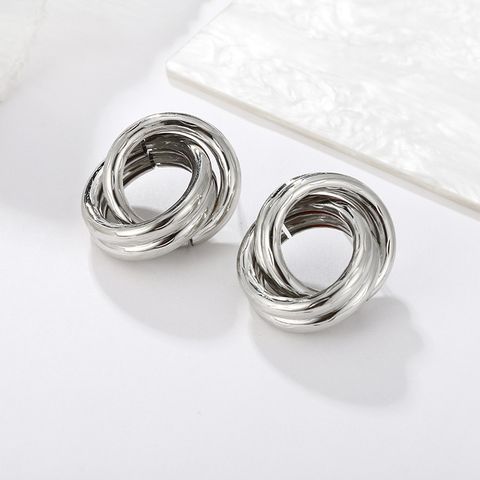 Ethnic Style Geometric Plating Alloy No Inlaid Earrings