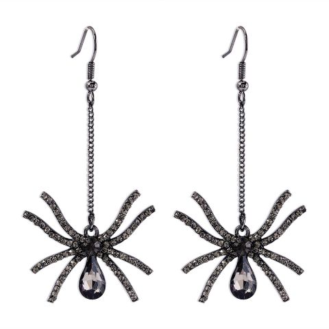 Halloween Long Spider Earrings Wholesale Nihaojewelry