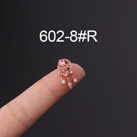 Ear Cartilage Rings & Studs Flower 316 Stainless Steel  Copper Plating Other