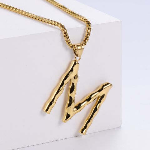 Stainless Steel 18K Gold Plated Fashion Polishing Letter