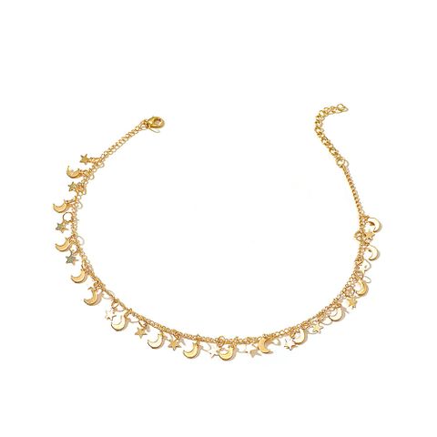 Star Moon Pendant Necklace Wholesale Nihaojewelry