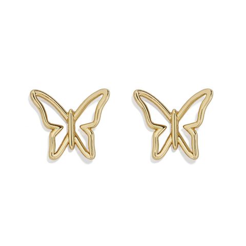 Wholesale Fashion Pin Butterfly Stars Moon Copper Buckle Earrings Set Nihaojewelry