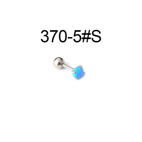 Ear Cartilage Rings & Studs Geometric 316 Stainless Steel  Plating Artificial Gemstones