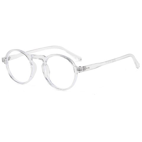 Retro Artistic Style Plain Glasses Women's Optical Glasses Round Frame College Style Plain Glasses Trendy Fashion Glasses Wholesale
