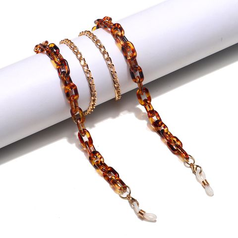 Acrylic Leopard Pattern Fashion Glasses Chain Wholesale Nihaojewelry
