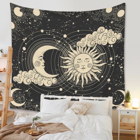 Bohemian Moon Cloud Night Tapestry Home Background Decoration Wholesale Nihaojewelry
