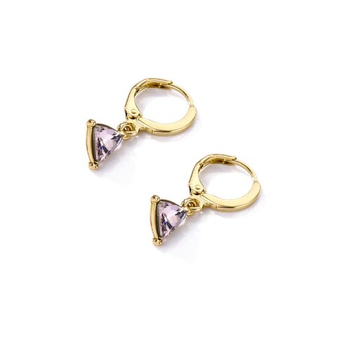 Europe And America Cross Border New Small And Personalized Drop-shaped Earrings Fashion Retro Irregular Rhinestone Earrings Ear Clip Jewelry