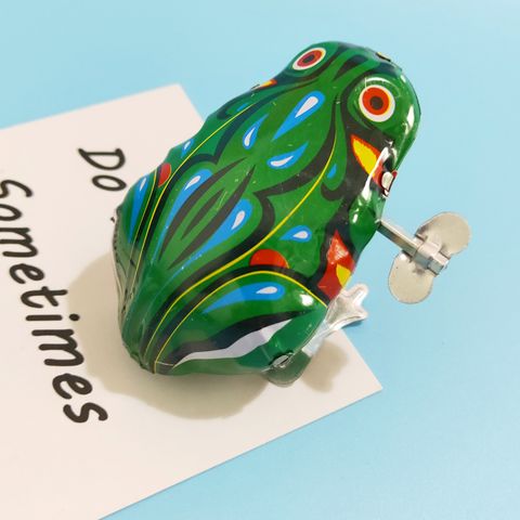 Classic Tin Frog Clockwork Baby Toy Wholesale Nihaojewelry