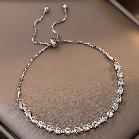 Fashion Zircon Geometric Adjustable Bracelet Wholesale Jewelry Nihaojewelry