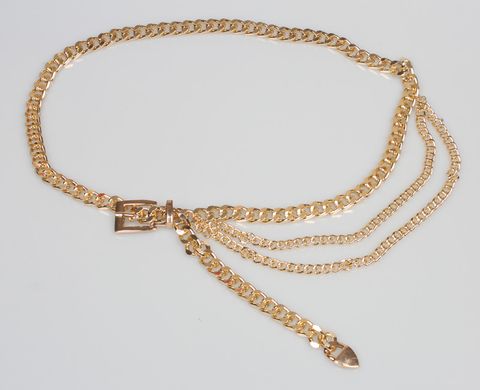 Metal Pendant Pin Buckle Thick Waist Chain Belt Wholesale Nihaojewelry