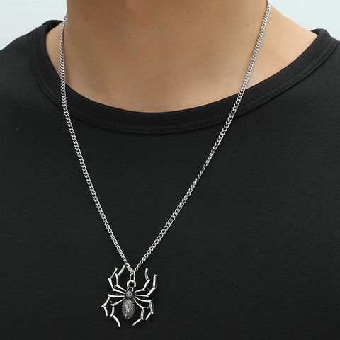 Novelty Insect Stainless Steel Alloy Plating Men's Necklace