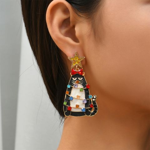 Fashion Alloy Artificial Gemstones Earrings