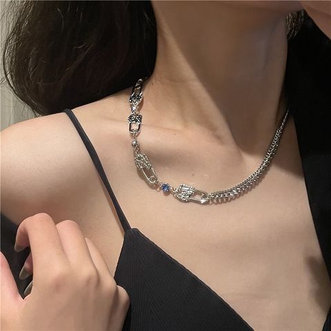 Geometric Alloy Steel Women'S Necklace