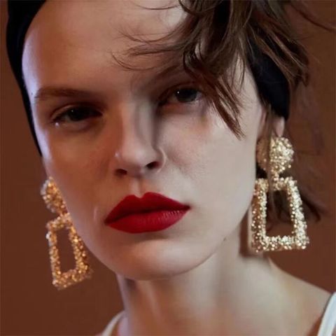 Fashion Hollow Geometric Pendant Earrings Wholesale Nihaojewelry