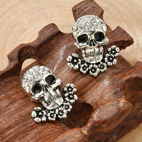 Halloween Jewelry Skull Head Stud Earrings Wholesale Nihaojewelry