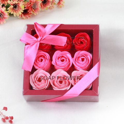 Romantic Pastoral Rose Soap Flower Party Date Festival Bouquet