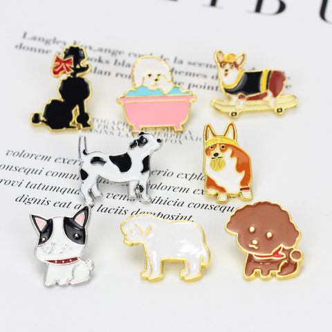 Popular Animal Series Puppy Dog Animal Badges Pins
