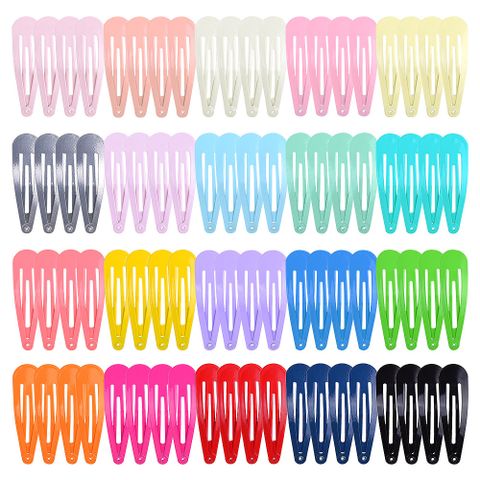 European And American Children's Color Spray Paint Water Drop Clip