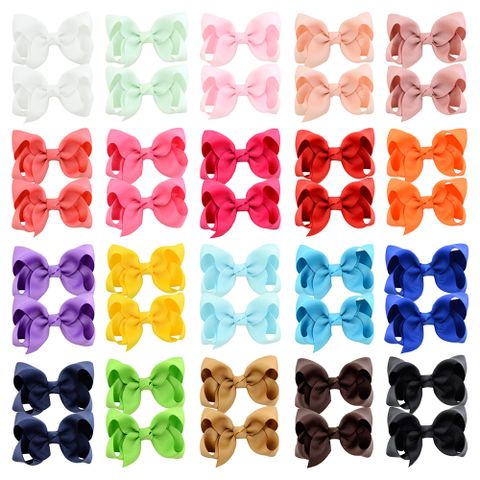 Children's Hairpins Multicolor Flower Bow Clip Wholesale
