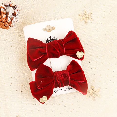 Fashion Bow Knot Cloth Hair Clip Hair Band