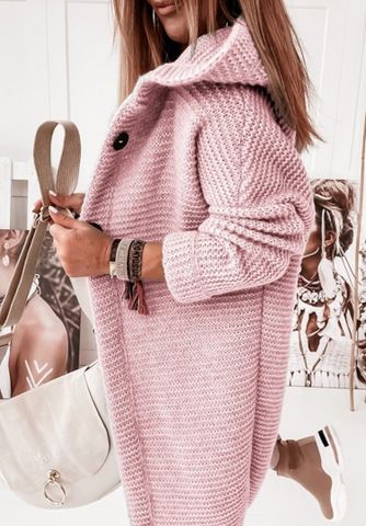 Sweater Long Sleeve Sweaters & Cardigans Fashion Solid Color
