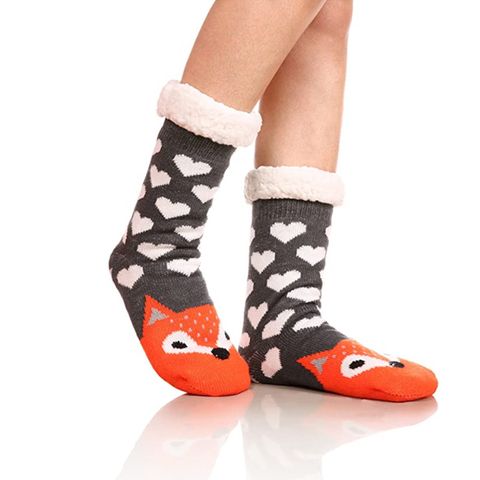 Women's Fashion Animal Polyacrylonitrile Fiber Jacquard Crew Socks