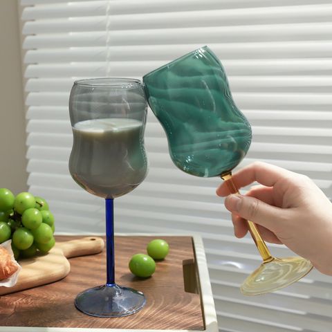 Glam Solid Color Glass Wine Glass 1 Piece
