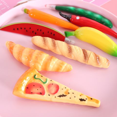 Cute Fruit Vegetable Bread Food Modeling Ballpoint Pen 1 Piece