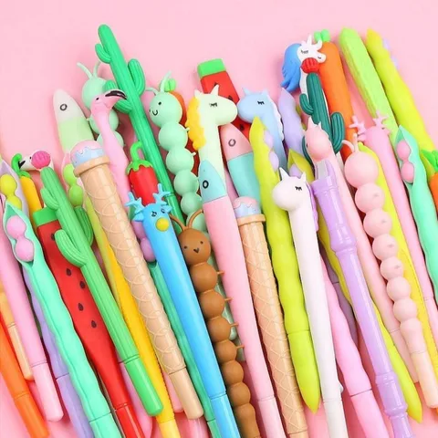 Cute Creative Cartoon Silicone Elk Shape Gel Pen 1 Piece