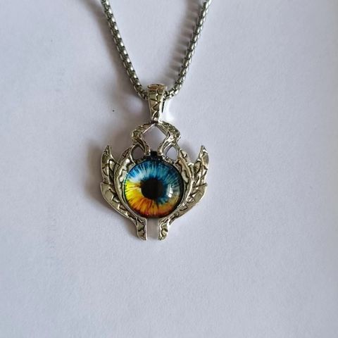 Fashion Devil's Eye Alloy Plating Unisex Pendant Necklace 1 Piece