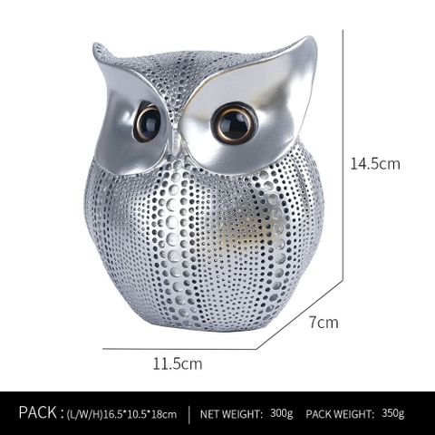 Fashion Cute Resin Owl Home Decoration Crafts Wholesale