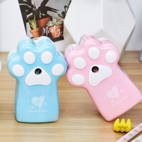 Cute Cat Claw Student Stationery  Automatic Pen Pencil Sharpener