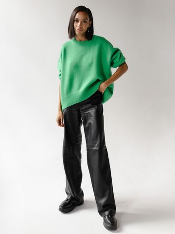 Fashion Solid Color Rayon Turtleneck Long Sleeve Raglan Sleeve Sweater