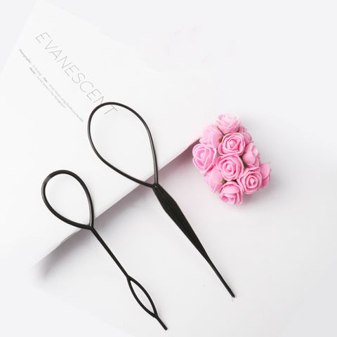 Fashion Solid Color Arylic Hair Puller Pin 1 Set